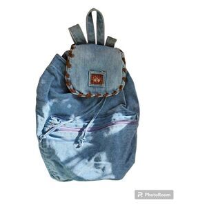 90s Denim Backpack Rucksack Jean Y2K